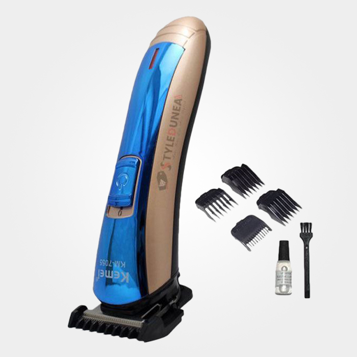 Rechargeable Hair Shaver And Trimmer Kemei Km-7055
